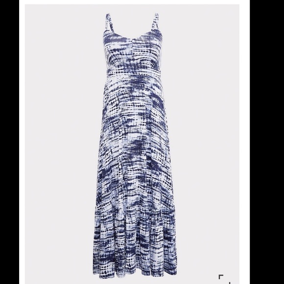Super Soft Tiered Maxi Dress - Torrid - Picture 1 of 8
